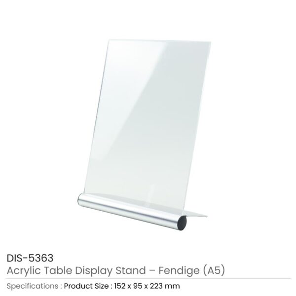 Acrylic Table Display Stand A5