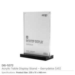 Acrylic Table Display Stand A5