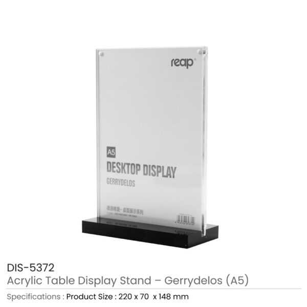 Acrylic Table Display Stand A5