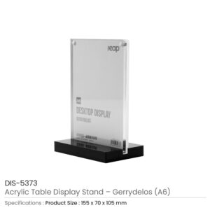 Acrylic Table Display Stand A6