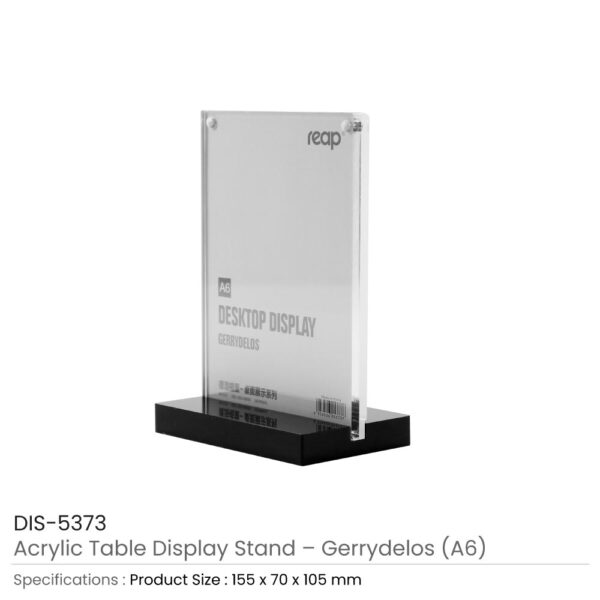 Acrylic Table Display Stand A6