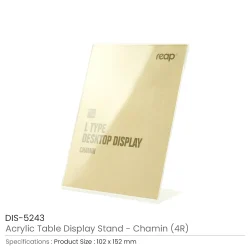 Acrylic Table Display Stand