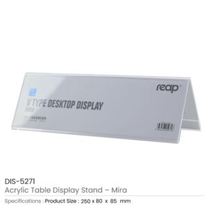 Acrylic Table Display Stand Details