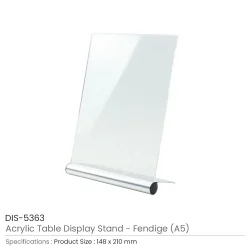 Acrylic Table Display Stand A5