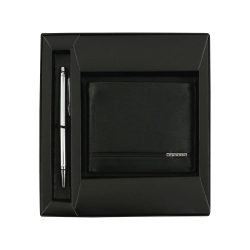 CROSS Slim Wallet and Metal Pen Gift Sets - Image 1