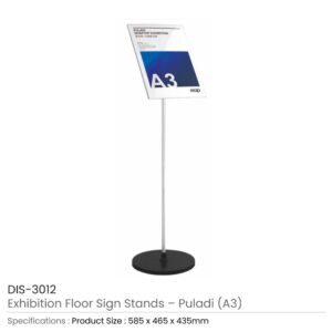 Exhibition Floor Sign Stands A3