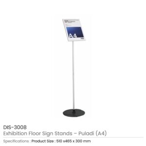 Exhibition Floor Sign Stands A4