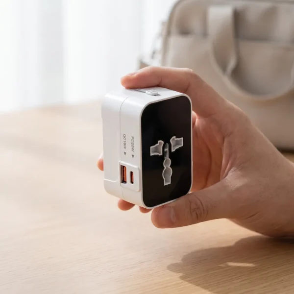 Travel Adaptors Size View