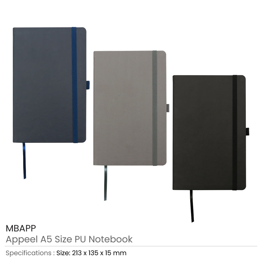 Appeel-A5-Size-PU-Notebooks-MBAPP-Details