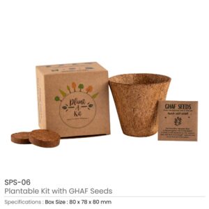 Plantable Kit with GHAF Seeds Details