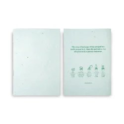 Plantable Notepad Front and Back