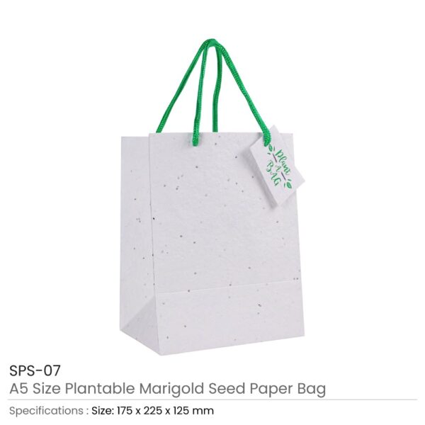 Plantable Seed Paper Bags Details