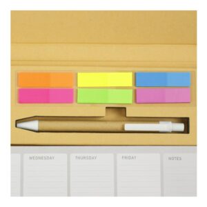 Eco-Friendly Weekly Planner with Pen