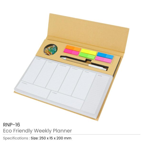 Eco-Friendly Weekly Planner Details