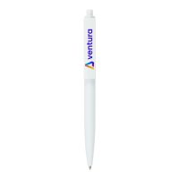 Branding Plastic Pens White Color