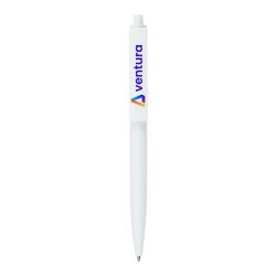 Branding Plastic Pens White Color