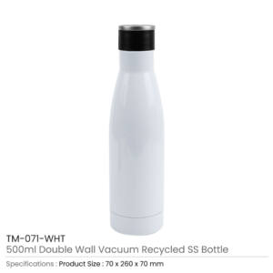 Double Wall SS Bottle White