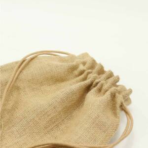 Jute Drawstring Pouch View