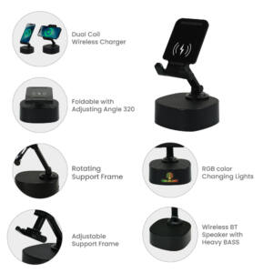 15W Wireless Charger Speaker Details