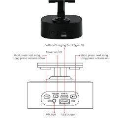 15W Wireless Charger Speaker Manuals