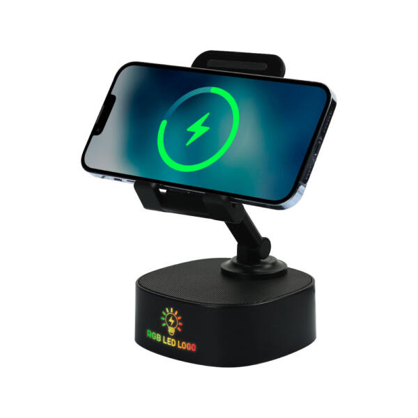 15W Wireless Charger Speaker with Branding