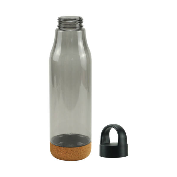 rPET Bottles with Cork Base Open View