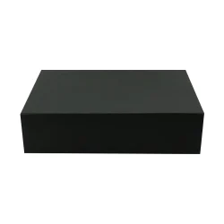 Black Plain Gift Box A3 Size with Magnetic Closure - Image 4