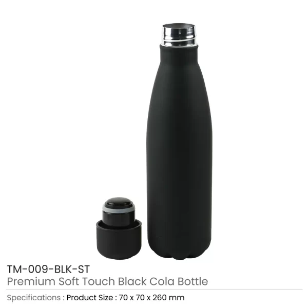 Premium Black Cola Bottle Details