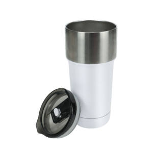 Stainless Steel Tumbler Open View