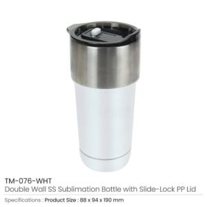 Stainless Steel Tumbler White Color