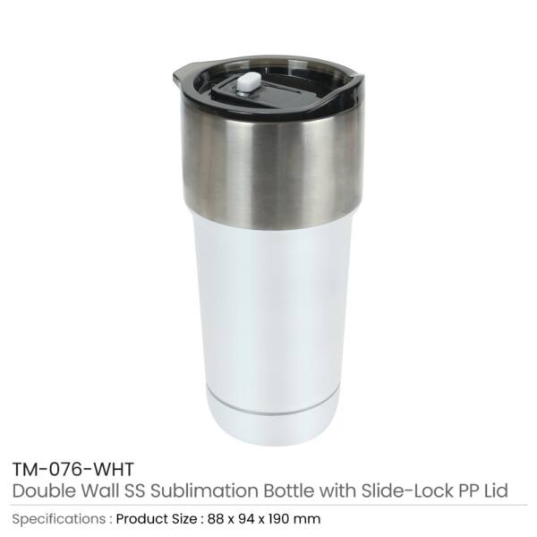 Stainless Steel Tumbler White Color