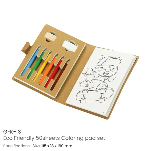 Eco-Friendly Drawing Pad Set Details