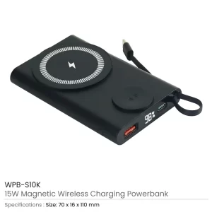 Magnetic Wireless Charging Powerbank Details