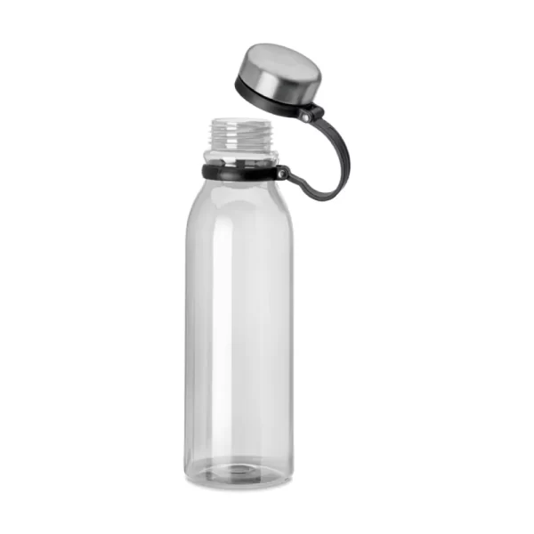 rPET Transparent Bottles Open View