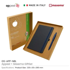 Appeel A5 Notebook and Maxema Dot Recycled Pen Italian Gift Sets - Image 6