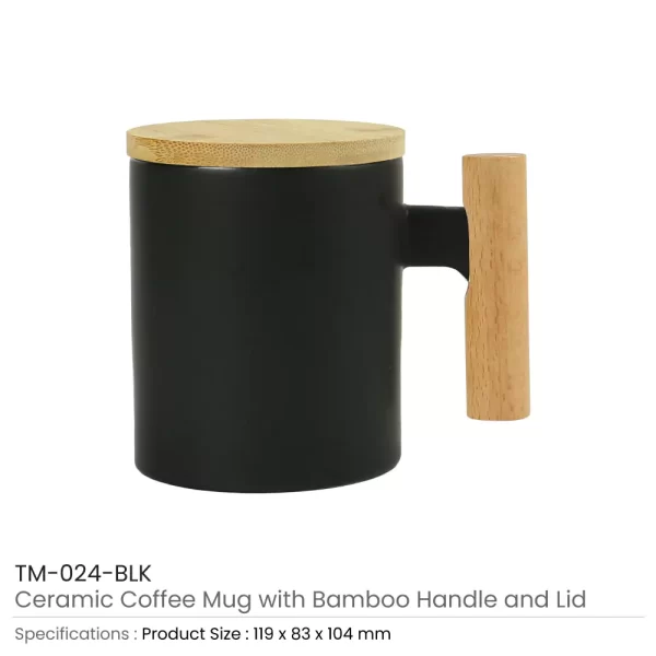 Ceramic Coffee Mug Black Color