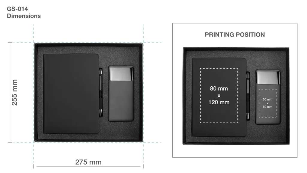 Office Gift Set Printing Details 
