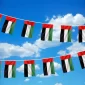 UAE Flag Bunting Sample