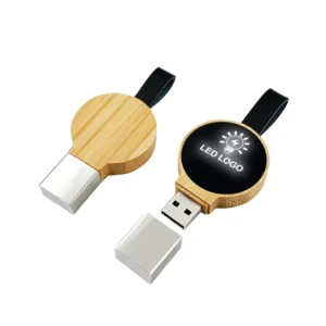 Branding Round LED Logo USB