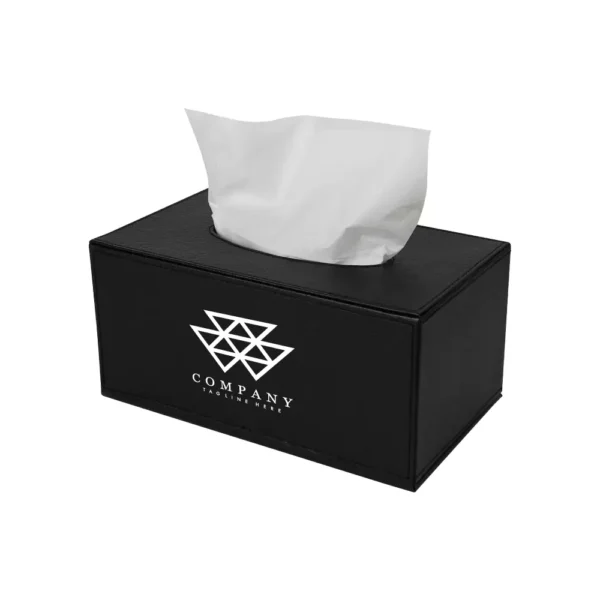 Branding PU Leather Tissue Box