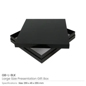 Large Gift Packaging Box Black