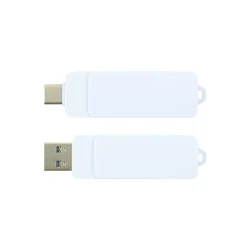 OTG White Swivel USB Viiew