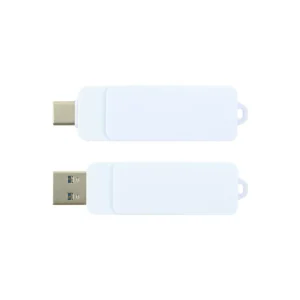 OTG White Swivel USB Viiew