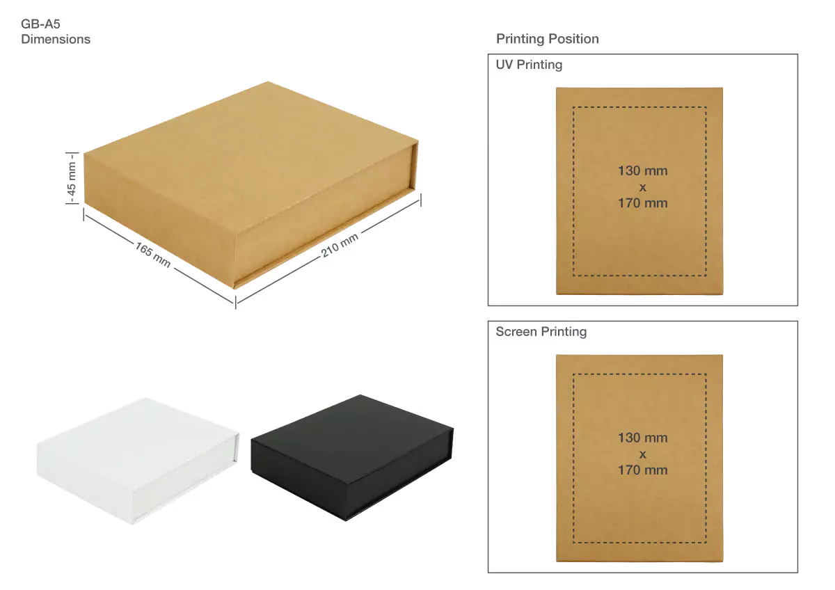 Plain Gift Packaging Box Printing Details