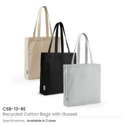 Recycled Cotton Tote Bags
