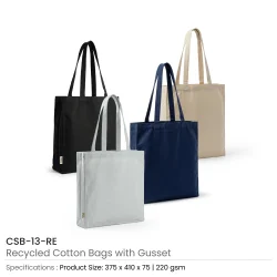 Recycled Cotton Tote Bags Details