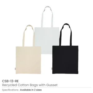 Recycled Cotton Tote Bags Details