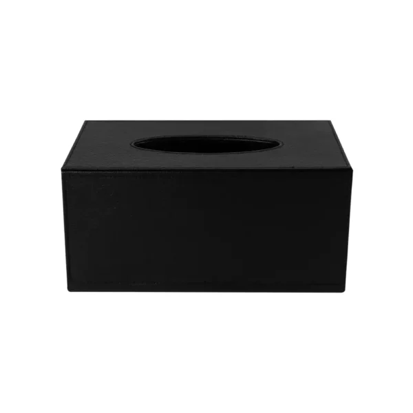 PU Leather Tissue Box Side Vew