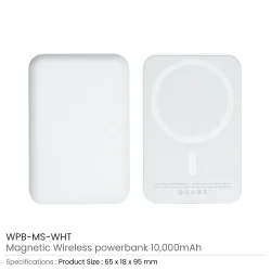 Powerbank 10000 mAh 15W White Color