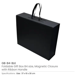 Foldable Gift Box Black Color